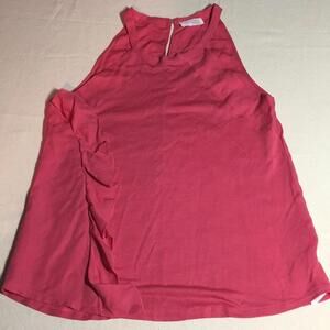 womens Pink tank top Zara size medium sleeveless blouse